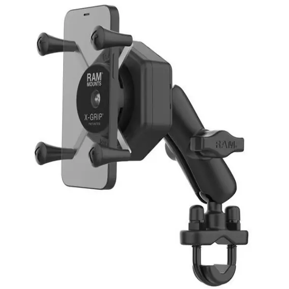 Zniżka RAM® X-Grip® Duży uchwyt na telefon z Vibe-Safe™ i podstawą U-Bolt - średni